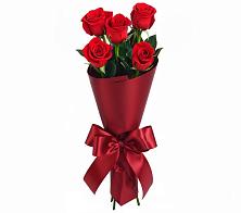 Букет 5 Красных роз Эдлесс Лав в Белоозерский