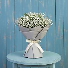 Букет цветов из:  Гипсофила в Белоозерский