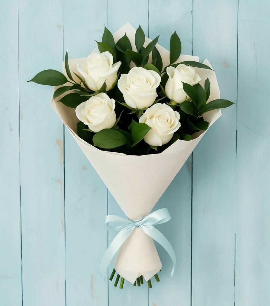 Букет цветов из: Розы в Белоозерский