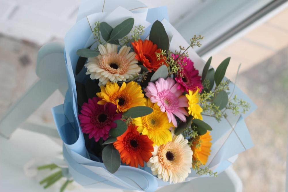 Букет цветов из: Герберы в Белоозерский