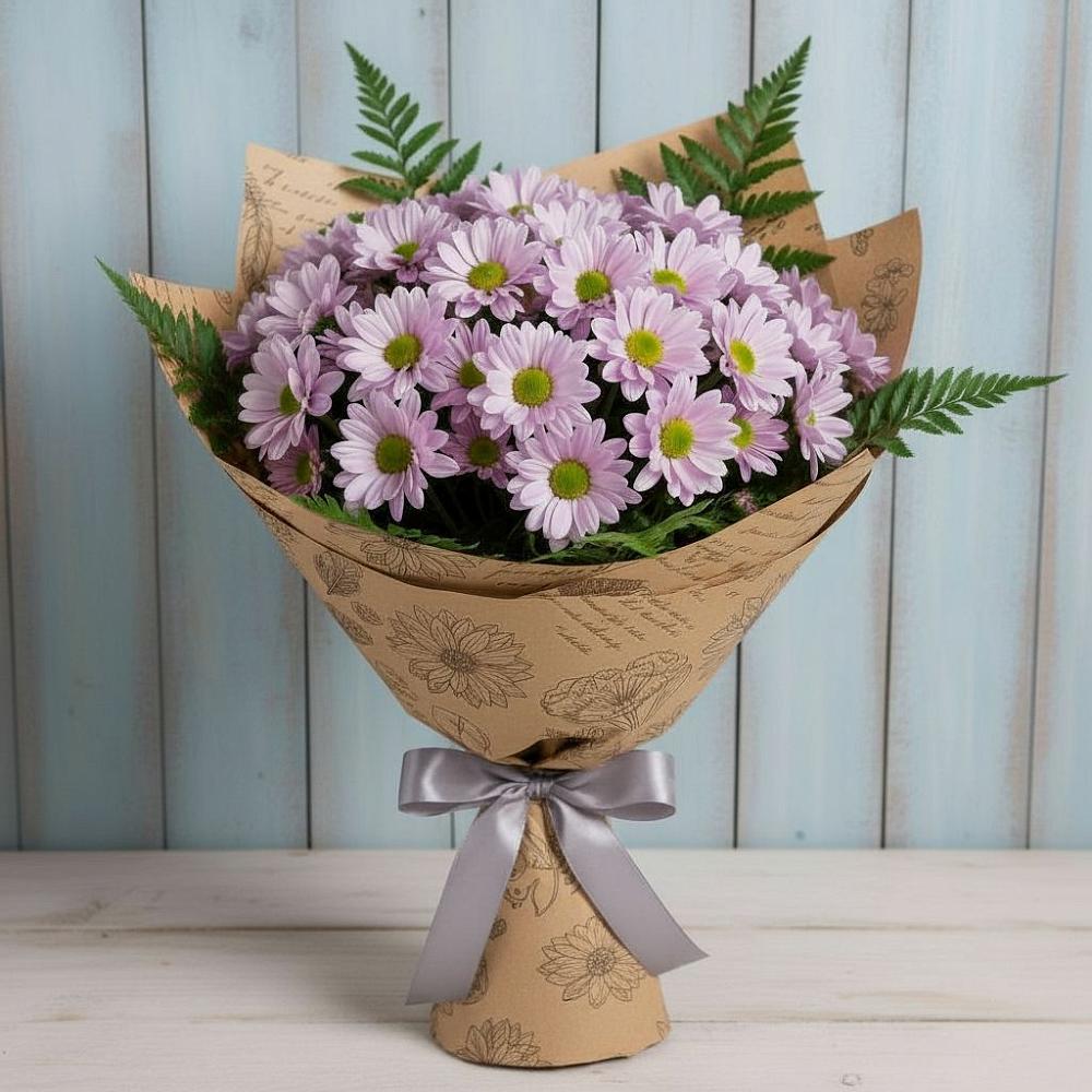 Букет цветов из: Хризантемы в Белоозерский