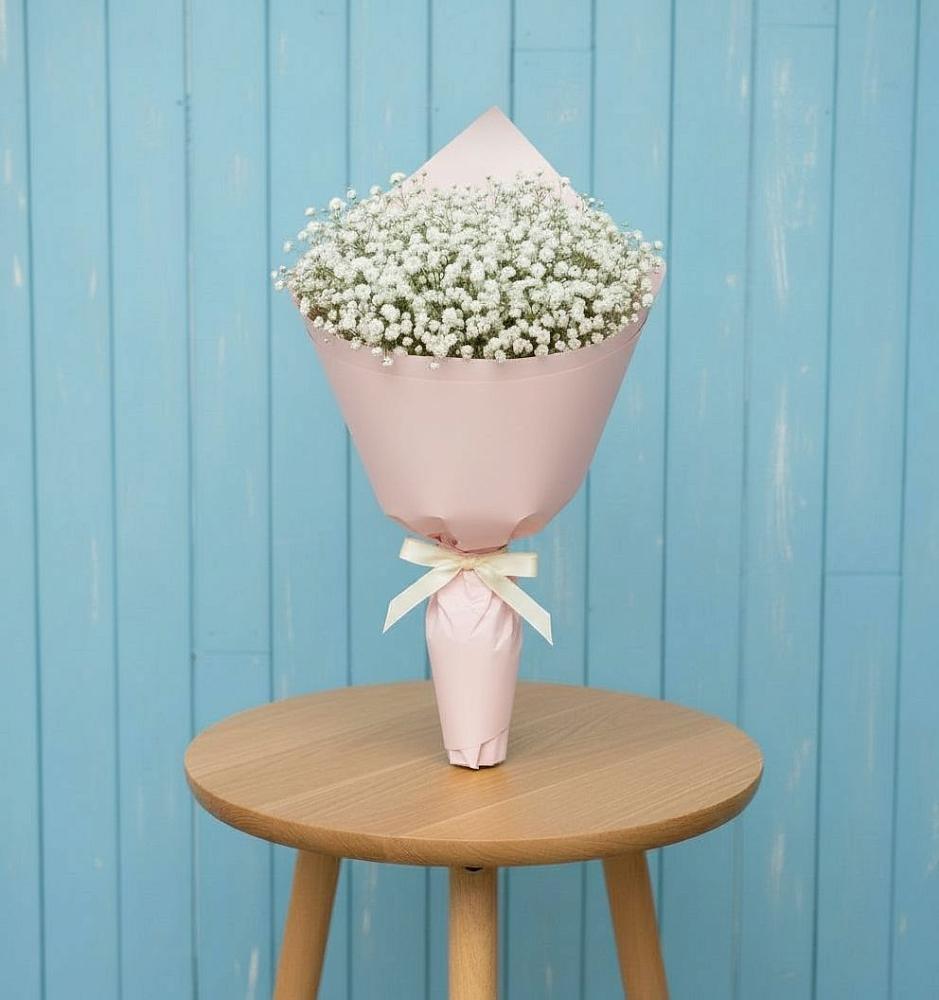 Букет цветов из: Гипсофила в Белоозерский