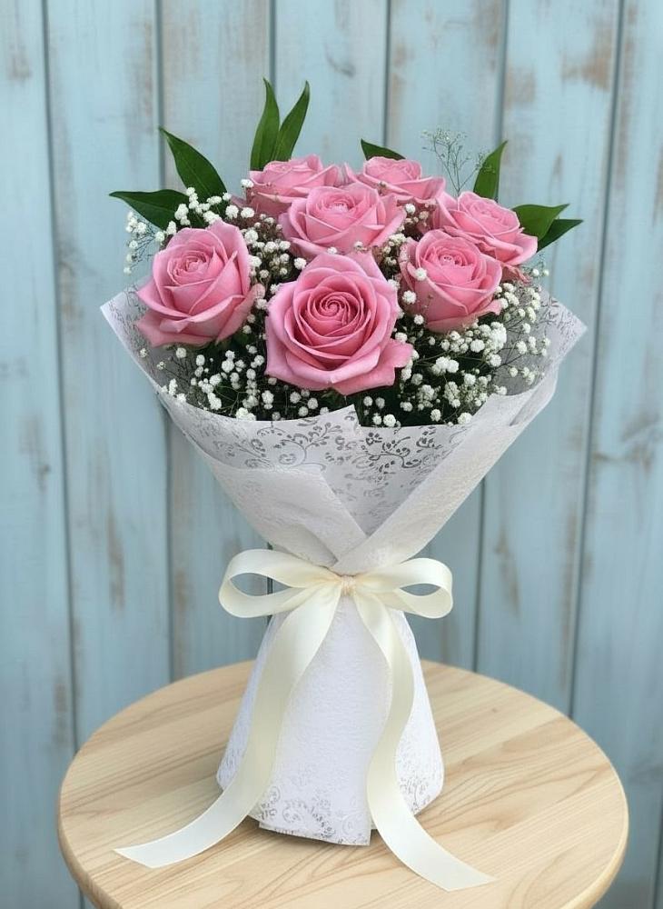 Букет цветов из: Розы в Белоозерский