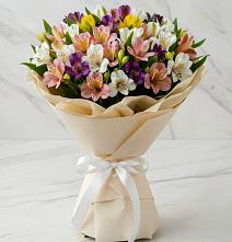 Букет цветов из:  Альстромерии в Белоозерский