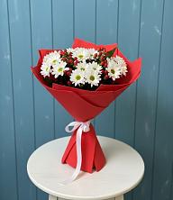 Букет цветов из:  Хризантемы в Белоозерский