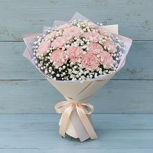Букет цветов из:  Гвоздики в Белоозерский