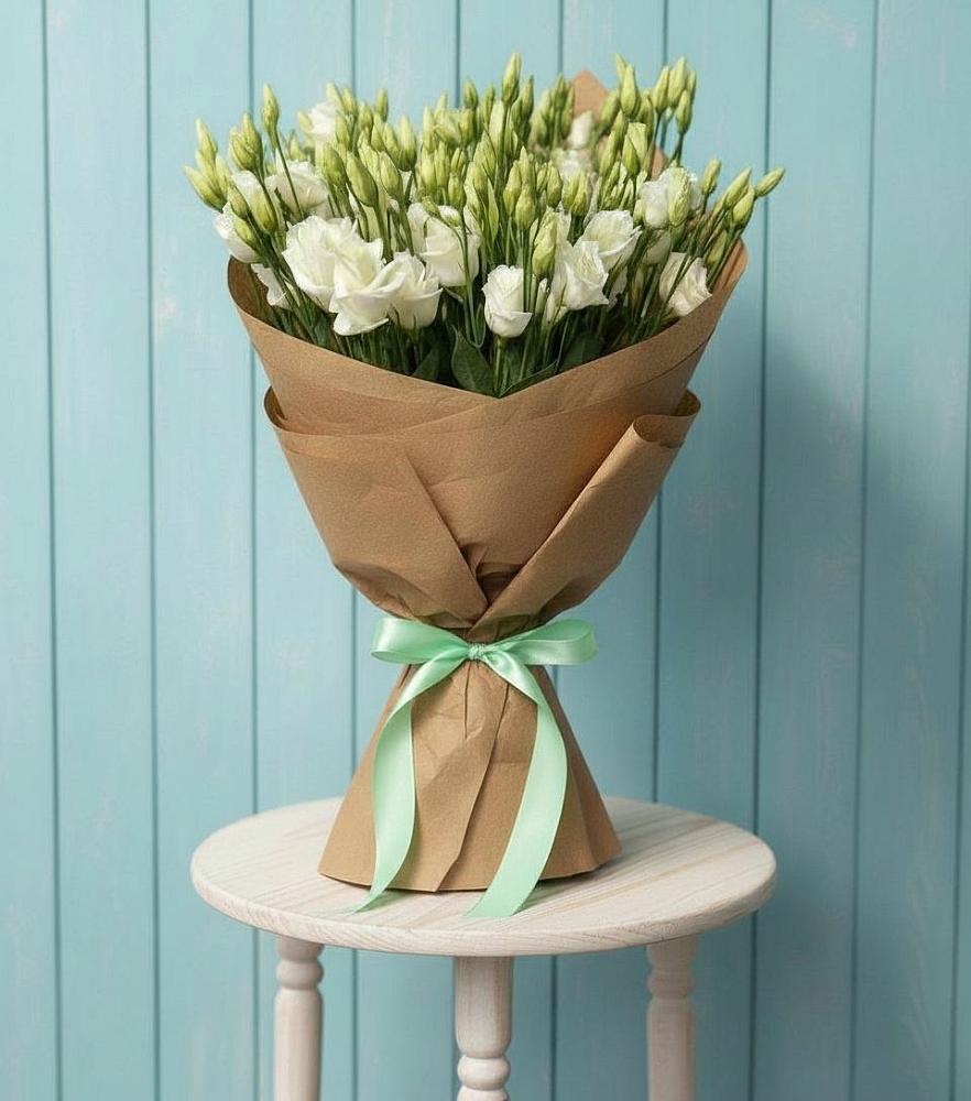 Букет цветов из: Лизиантусы в Белоозерский