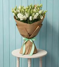 Букет цветов из:  Лизиантусы в Белоозерский