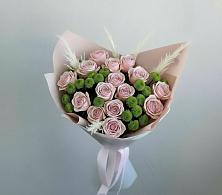 Букет цветов из:  Розы и Хризантемы в Белоозерский