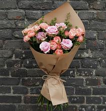 Букет цветов из:  Розы #REPLACE_PRED# Белоозерский