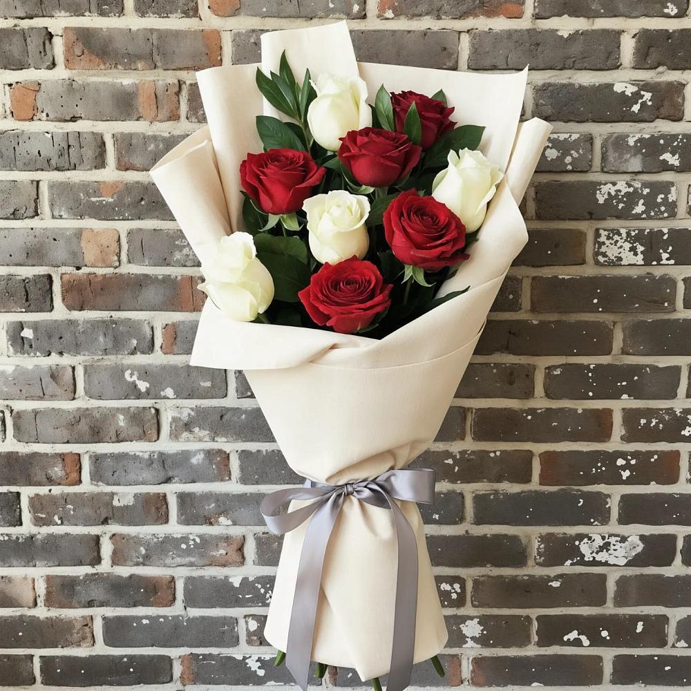 Букет цветов из: Розы в Белоозерский