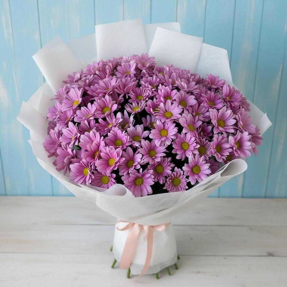 Букет цветов из: Хризантемы в Белоозерский
