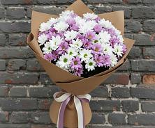 Букет цветов из:  Хризантемы в Белоозерский