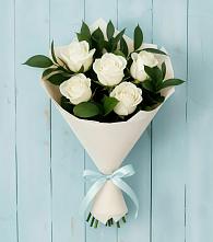 Букет цветов из:  Розы в Белоозерский