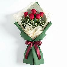 Букет цветов из:  Розы в Белоозерский