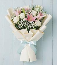 Букет цветов из:  Лилии в Белоозерский