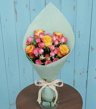 Букет цветов из:  Розы в Белоозерский