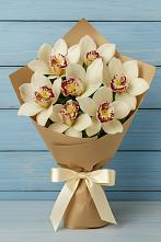 Букет цветов из:  Орхидеи и Розы в Белоозерский